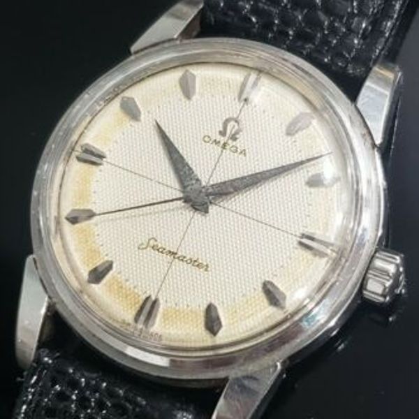 Omega Seamaster Crosshair Honeycomb Dial Ref 2759 2761 Cal 420 omega-seamaster-crosshair-honeycomb-dial-ref-2759-2761-cal-420