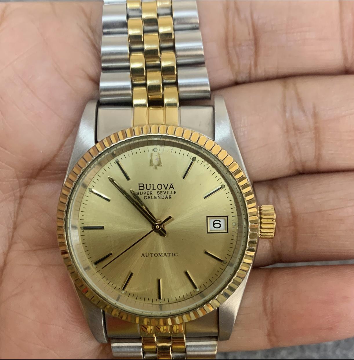 WTS] Bulova Super Seville Calendar Automatic Date 36mm - $370