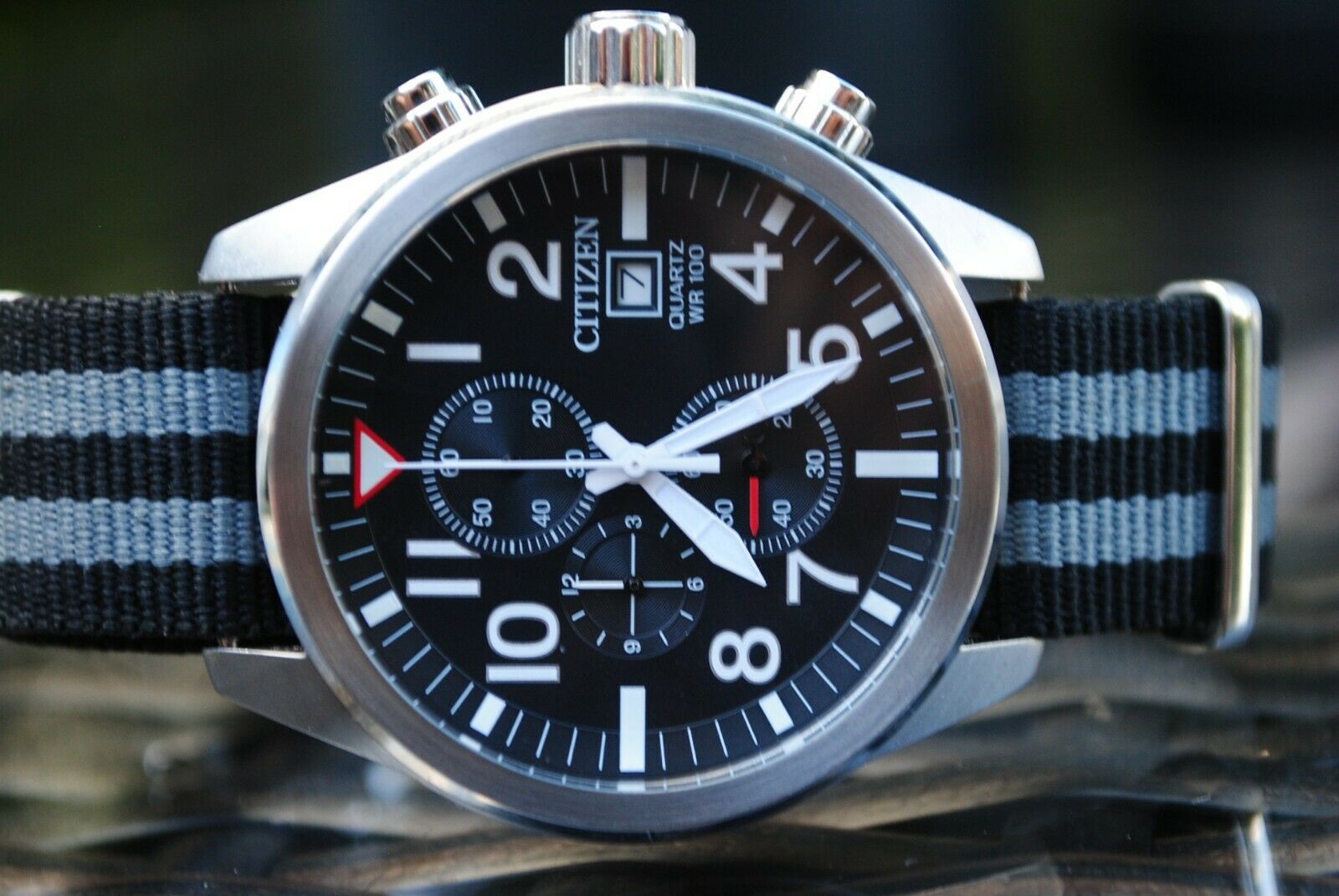 Citizen best sale military chronograph