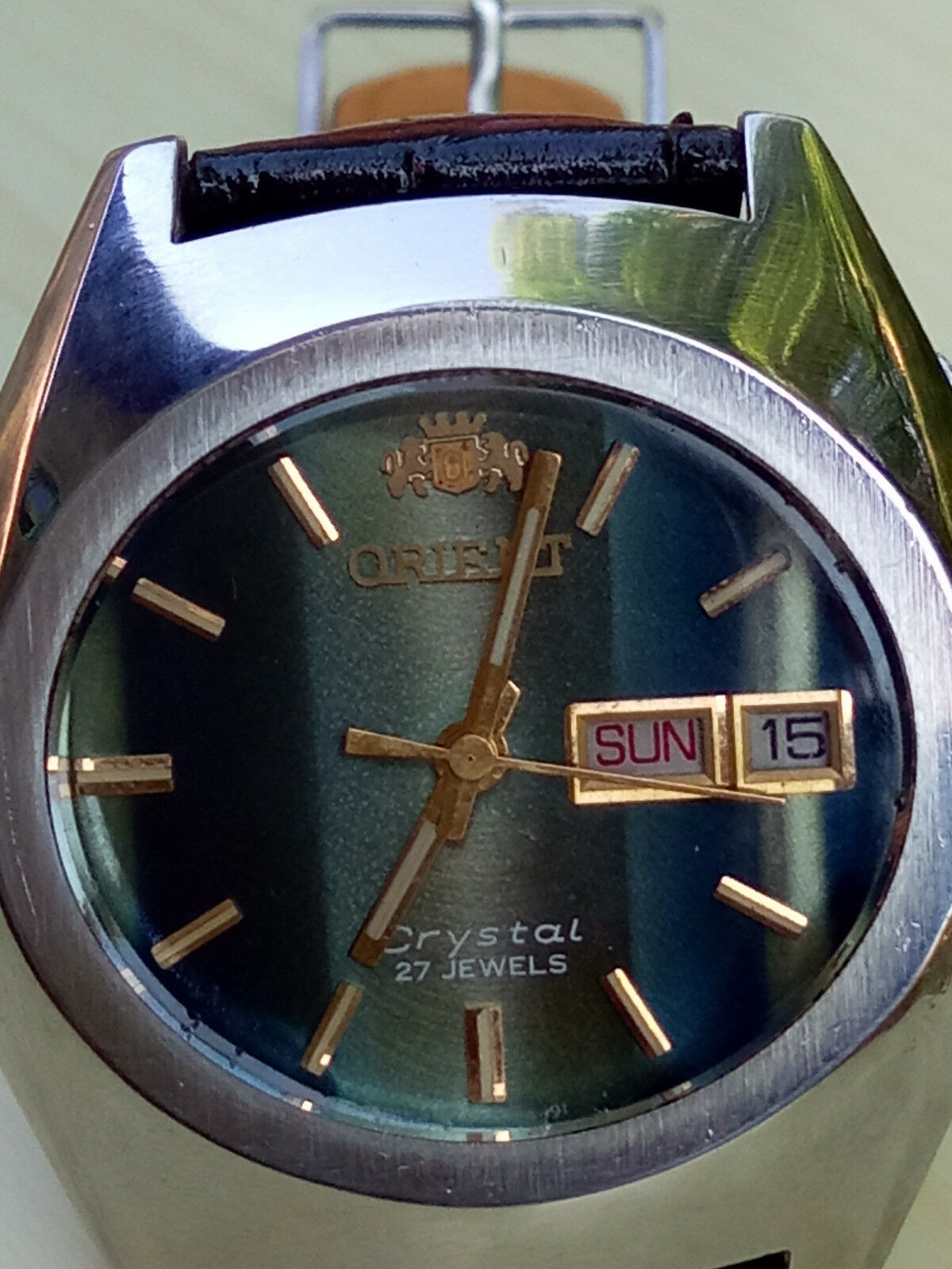 Vintage Orient Automatic Watch 0429-28140 Crystal 27j 