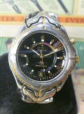 EXCELLENT 1997 Seiko 6J Gents Kinetic 5M42 0B09 NEW Capacitor 2