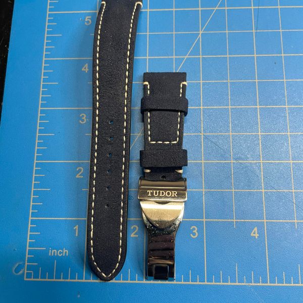 tudor blue soft touch strap
