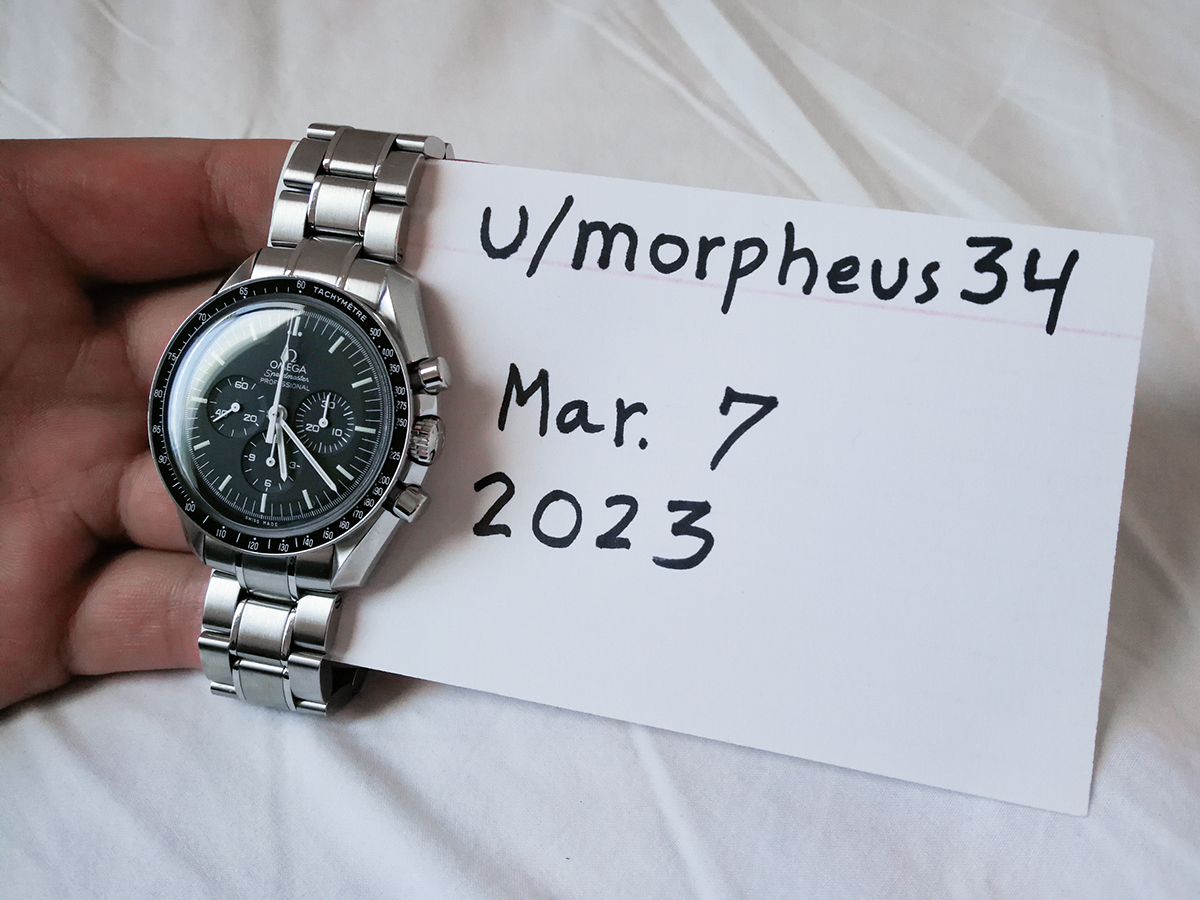 WTS Omega Speedmaster Professional Moonwatch Hesalite 2016