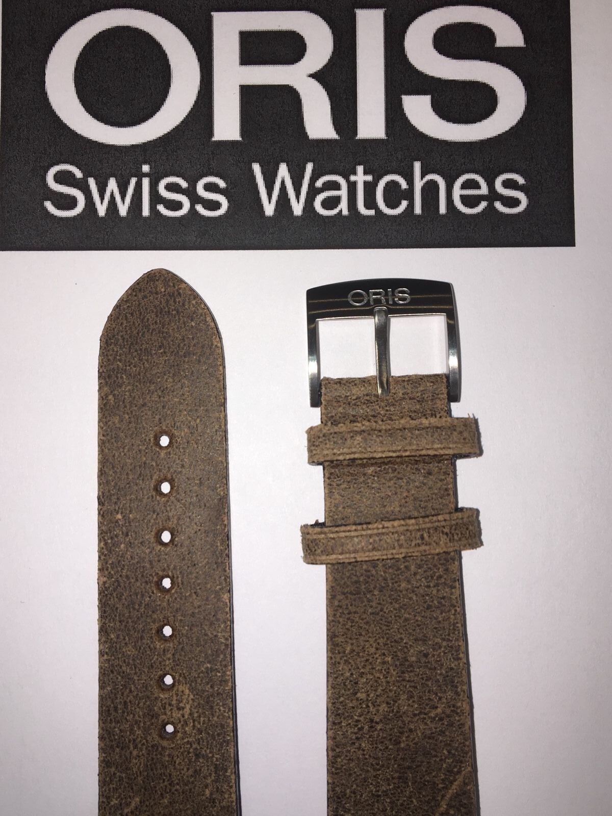 Oris Divers Sixty Five 65 Strap Brown Leather Band For