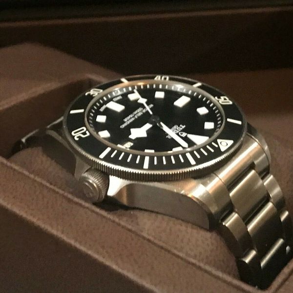 Tudor Pelagos Titanium #25500TN - ETA movement complete box/paper ...