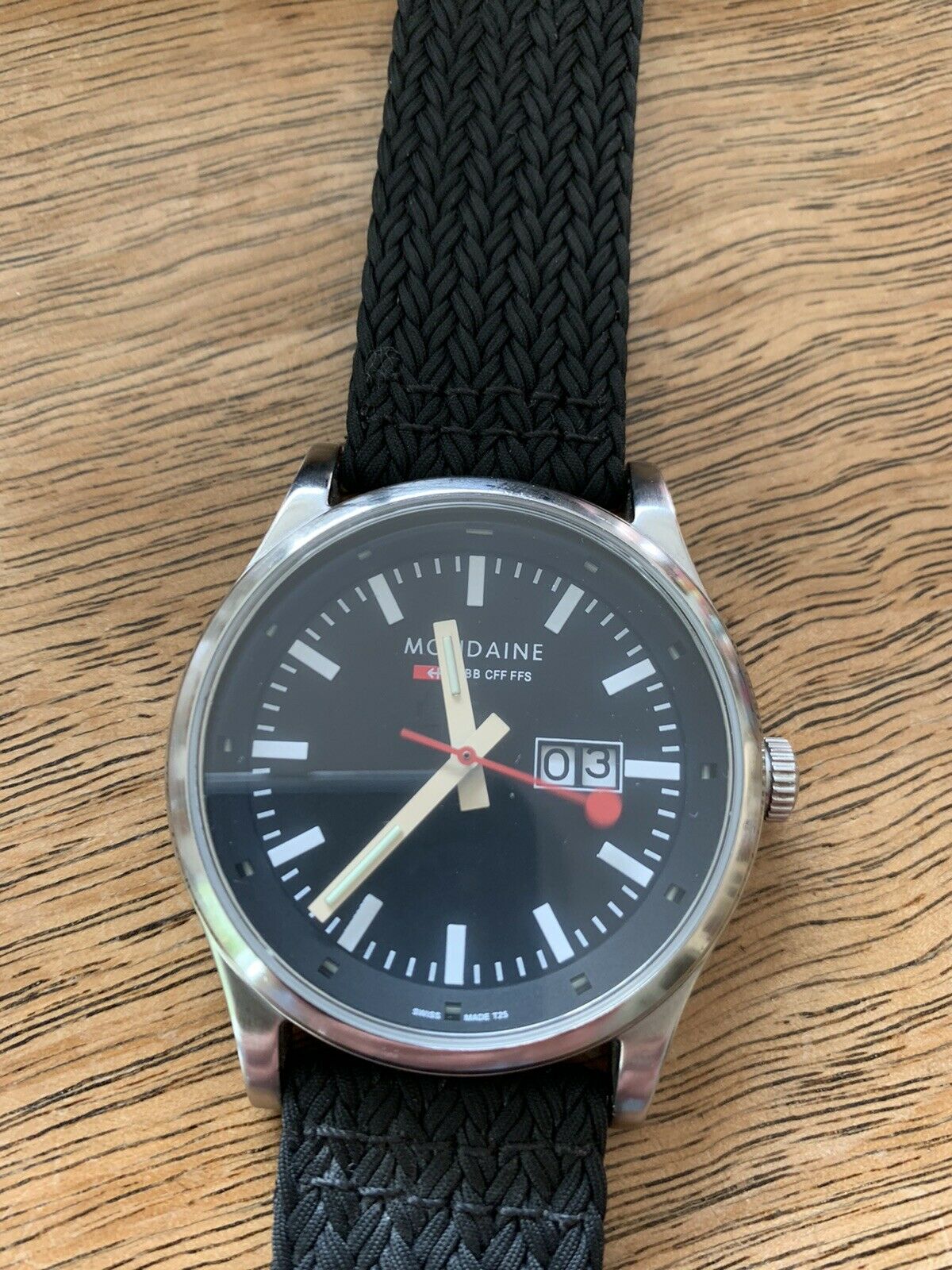 購入し 7-4640 MONDAINE MBM-H3 腕時計 アナログ クォーツ 【公式通販】