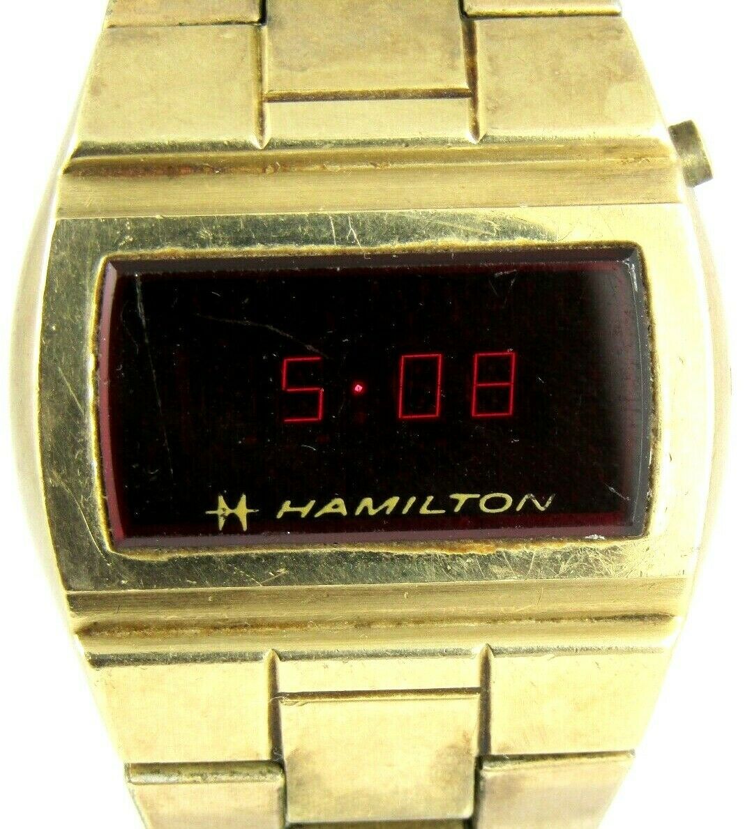 hamilton qed led watch