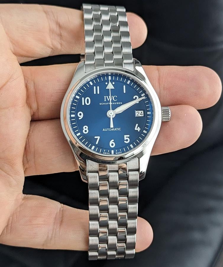 Iwc pilot hot sale 36 blue