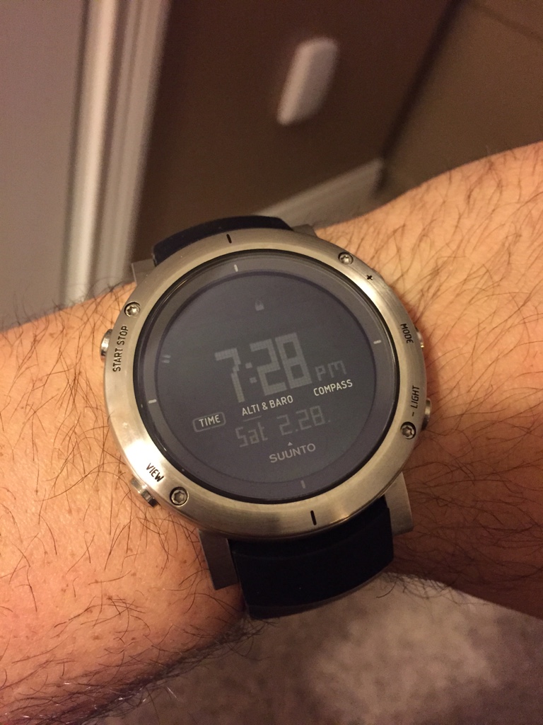 suunto core brushed steel