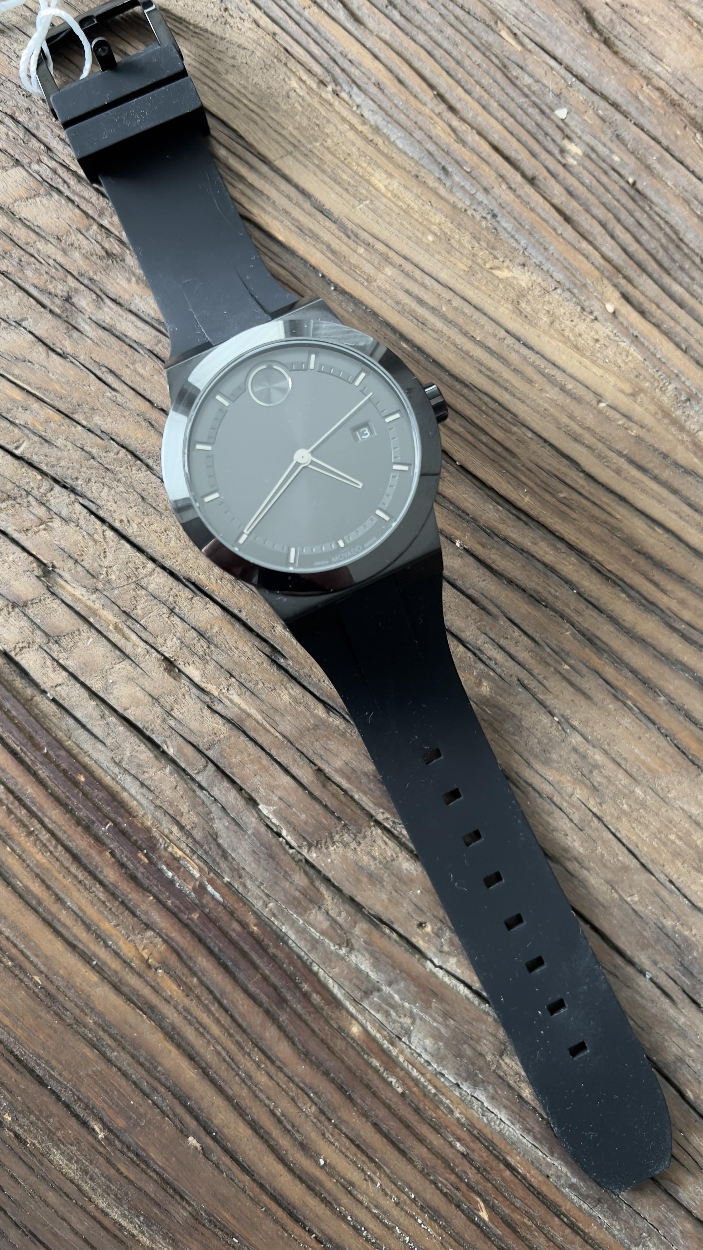 Movado bold fusion discount black