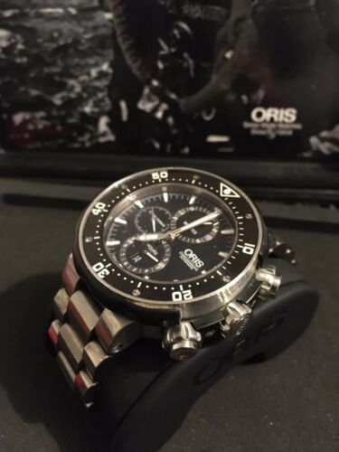 Oris Pro Driver 1000m Set 2014 Professional Dive Watch Titanium