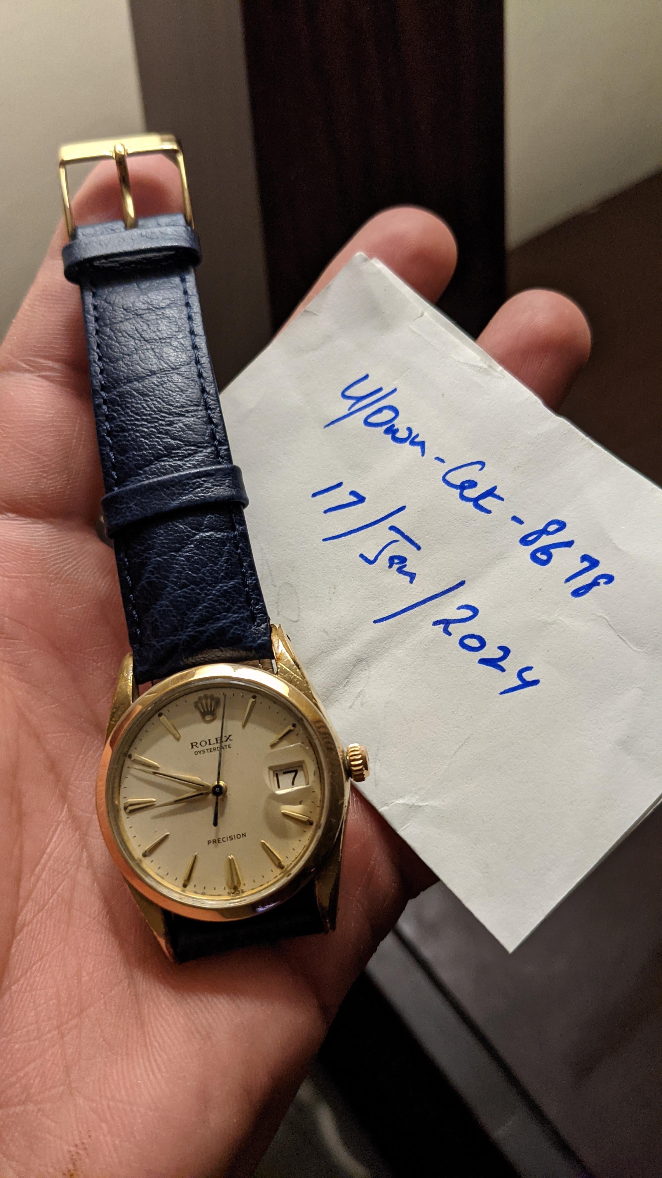 Rolex 6694 gold sale