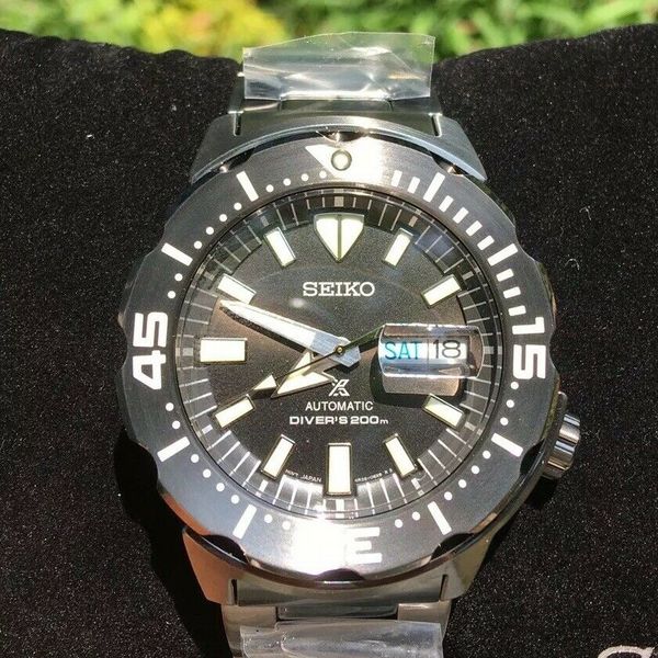Seiko Monster SRPD29 Black Prospex Dive Watch - 2019 US Model - SRPD25  SRPD27 | WatchCharts