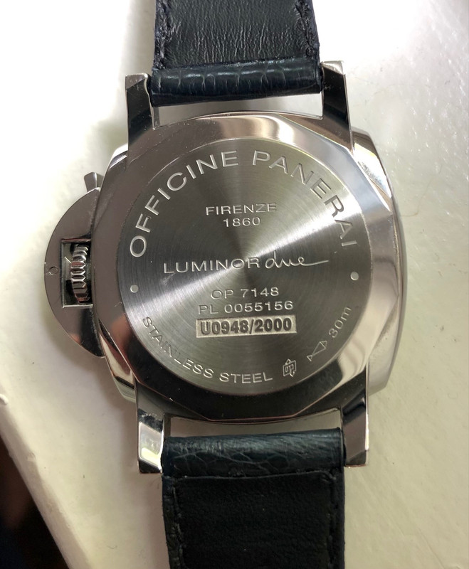 FS Panerai Luminor Due 38mm PAM 903 Complete Set WatchCharts