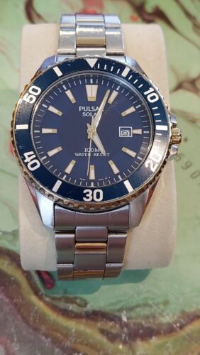 Pulsar by SEIKO Mens AS32-X003 SOLAR Sport Watch with Date