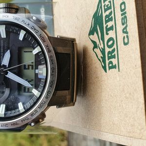 Casio Pro Trek Prw 60t 7aer Titanium Solar Watchcharts