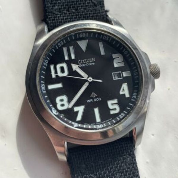 Mens Citizen Eco Drive Land Promaster 200m Divers Watch E111 