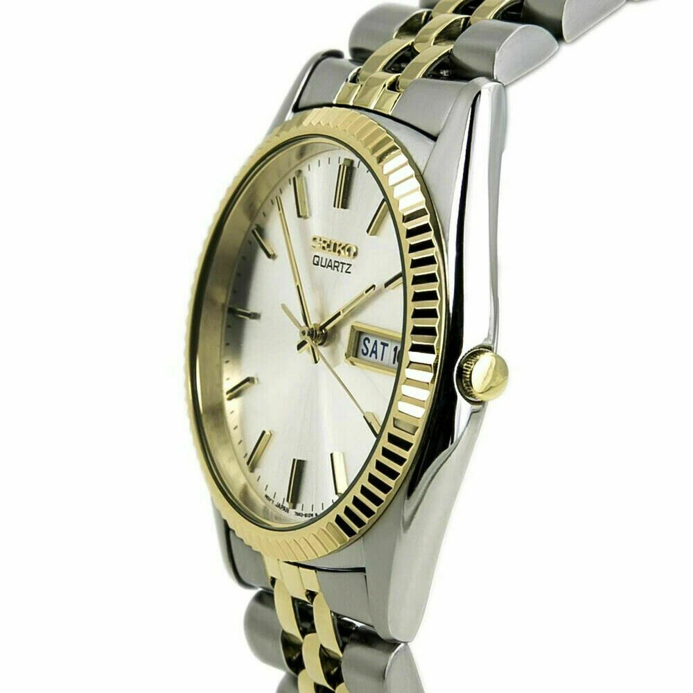 MAN S TWO TONE Seiko Silver Men s Watch SGF204 ROLEXA LOOK ALIKE