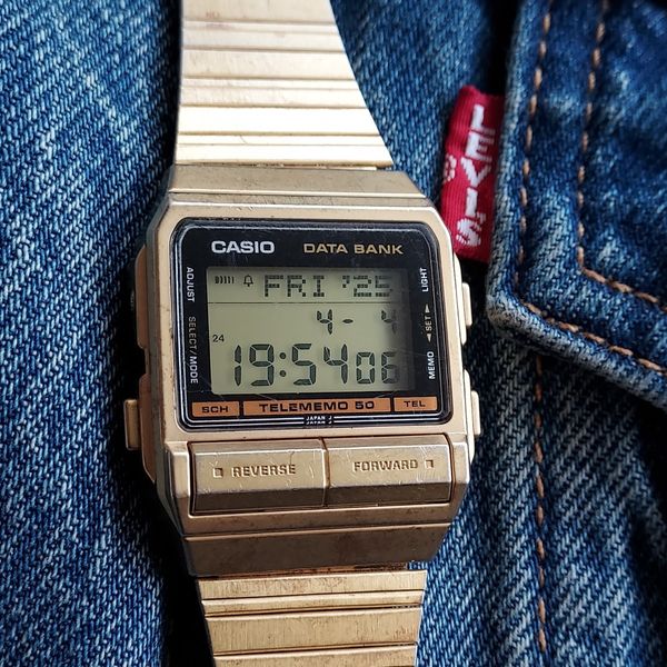 CASIO DB-520G [675] TELEMEMO 50 Watch - DATA BANK #THAILAND ...