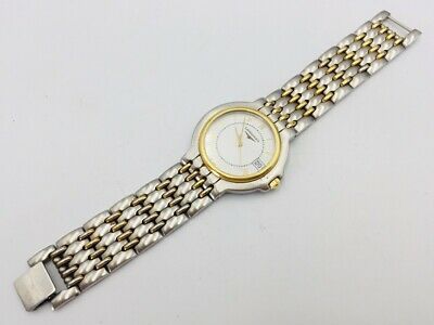 LONGINES Watch Flagship 156 7307 Quartz 18K Gold Plated St.Steel