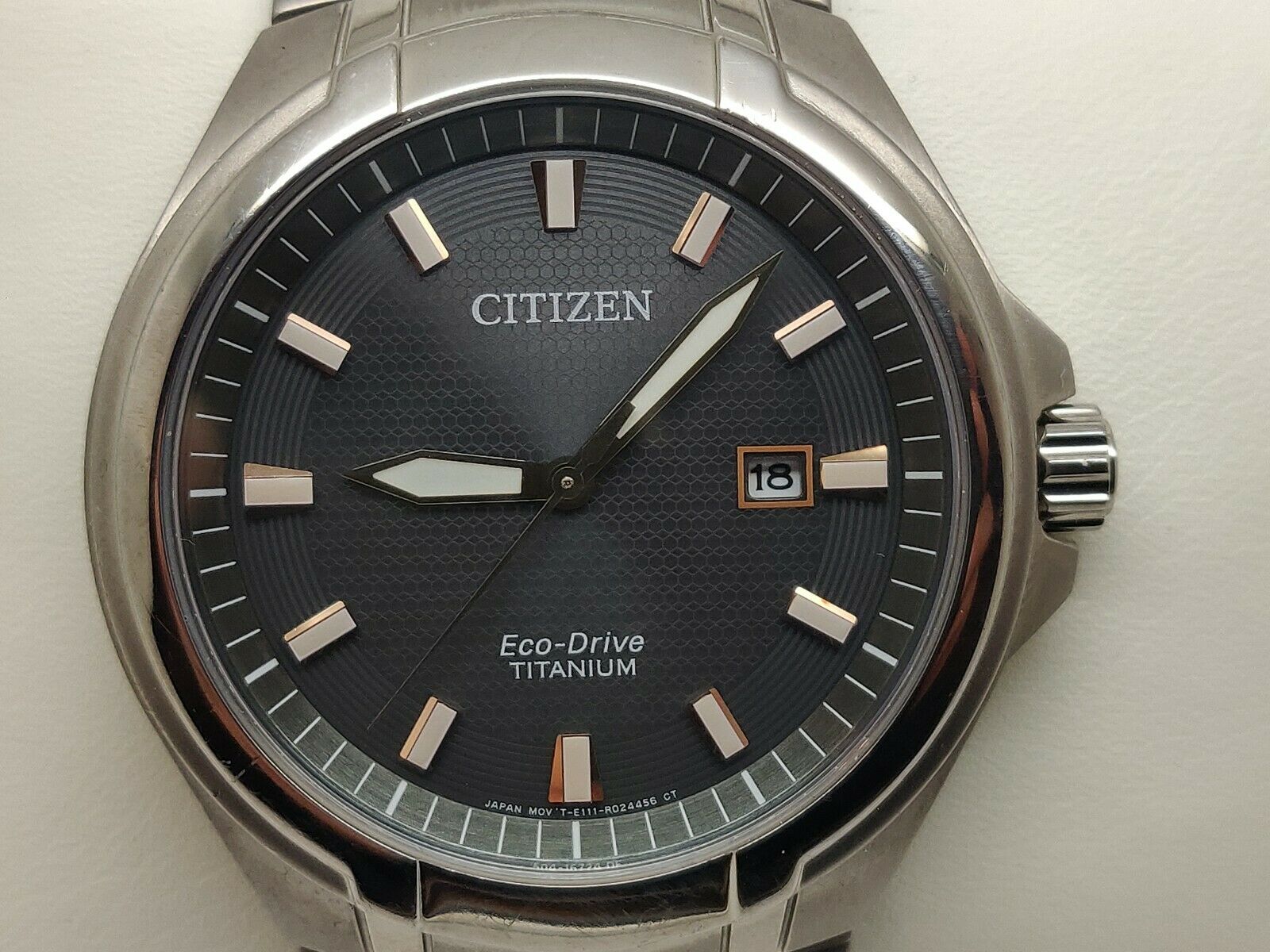 Citizen Paradigm Grey Dial Men's Titanium Watch BM7431-51H (119F