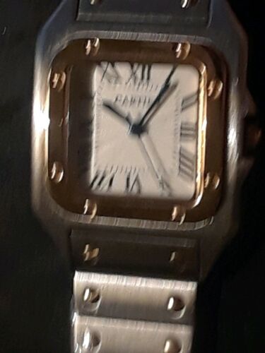 Cartier Paris 925 Argent Plaque Or 20 M Swiss 17 050343