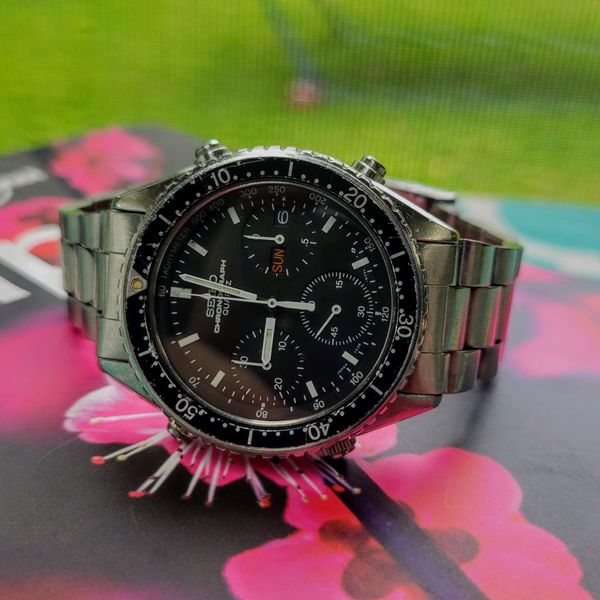 SEIKO/セイコー 生臭く スピードマスター 7A38-6040 希少
