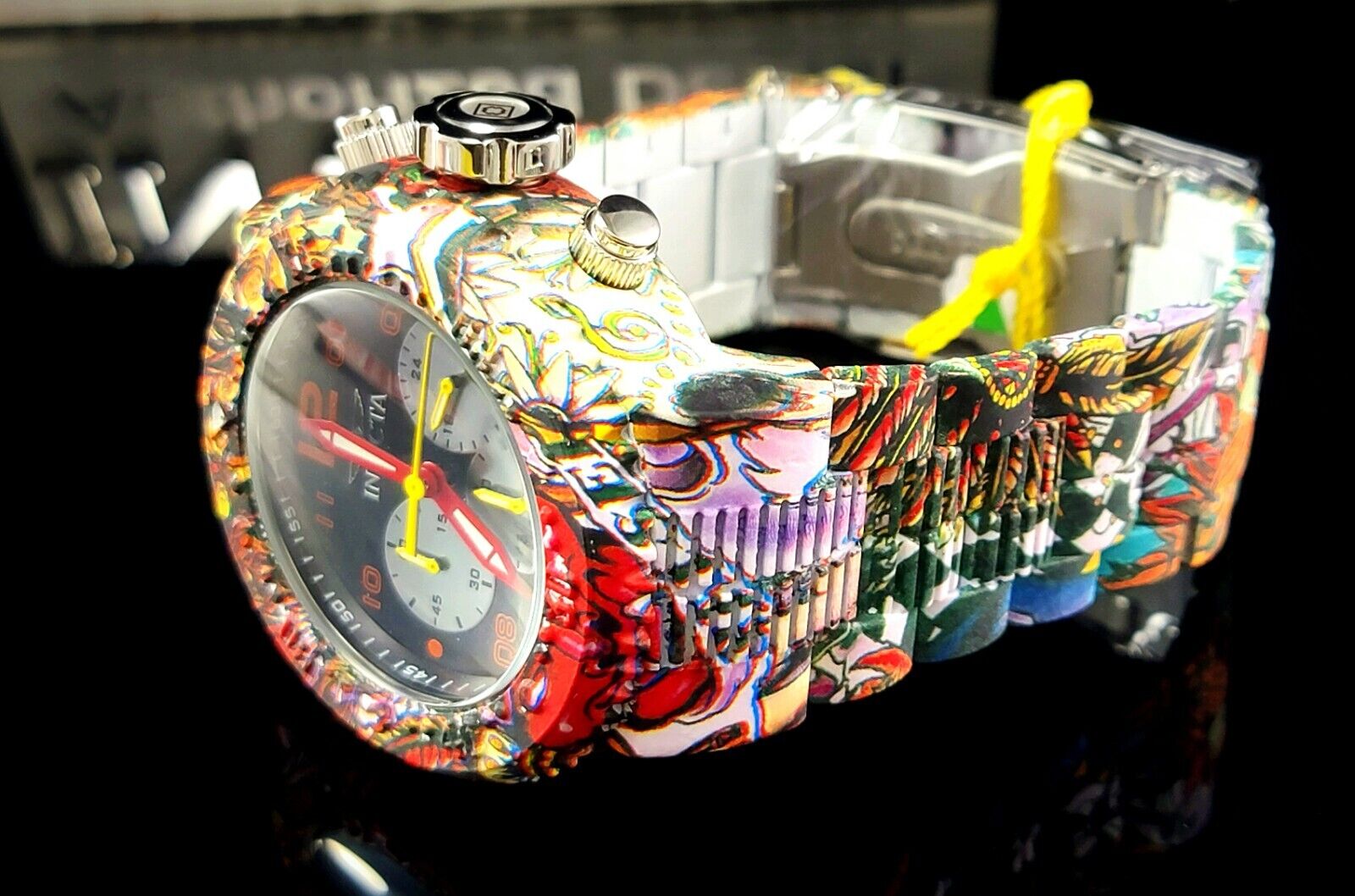Invicta Men's 52mm Pro Diver Aqua Hydro Plated Graffiti Multicolor