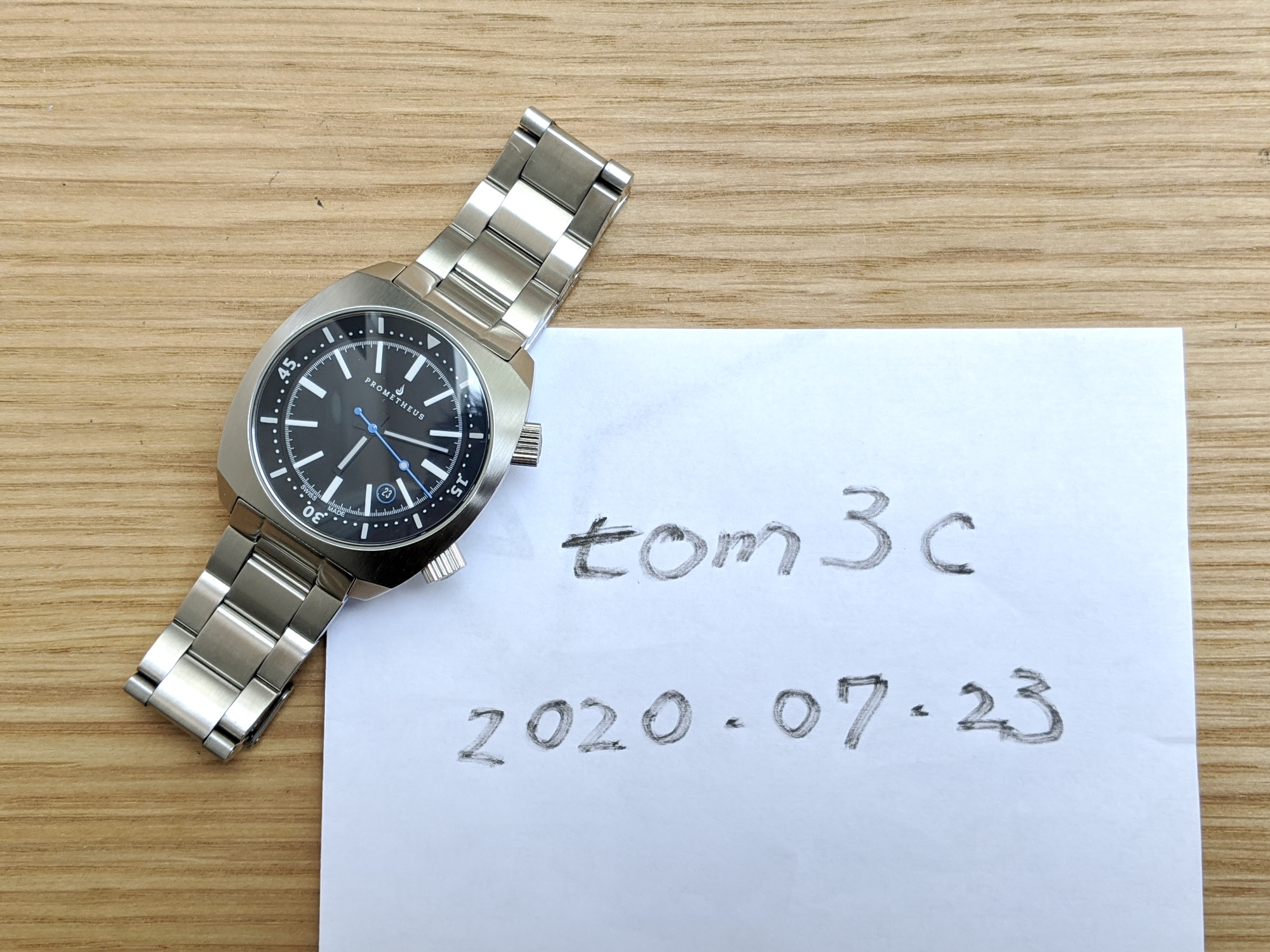 WTS] Prometheus Sea Lion Dual-Crown Diver | WatchCharts Marketplace