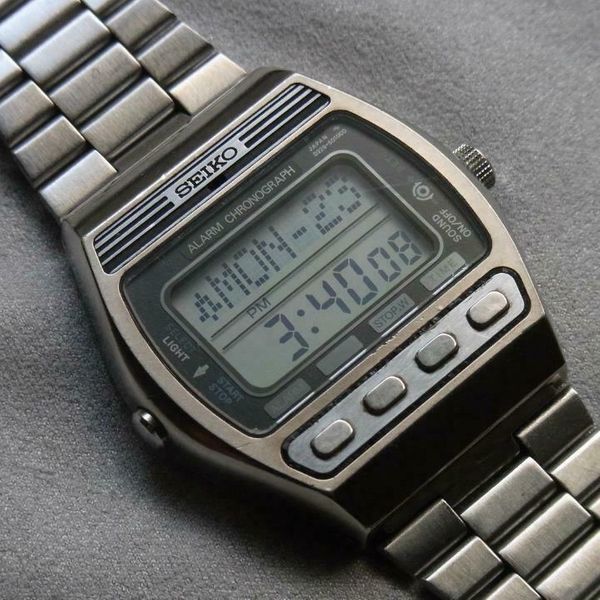 Seiko Vintage Rétro Digital D229-5010 Japan Made Watch Men's
