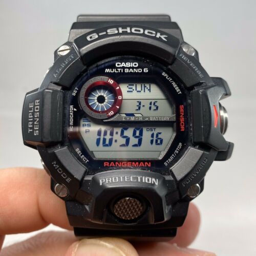 Casio G-Shock Rangeman Military Black Triple Sensor Atomic Watch | WatchCharts