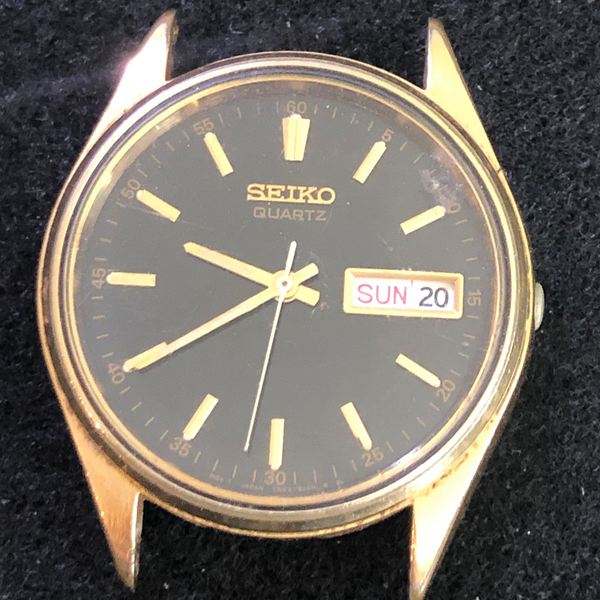 Vintage Seiko 7N43-8128 Quartz Men's Watch Gold Parts/Repair Japan |  WatchCharts