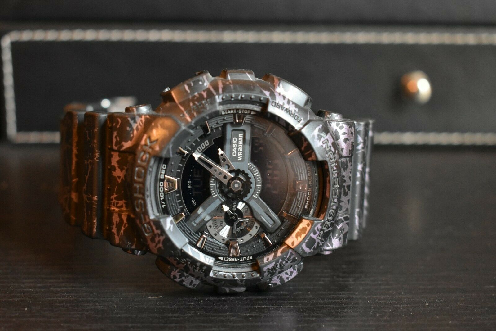Limited Rare Casio G-Shock Polarized Marble Series Watch GA-110PM 