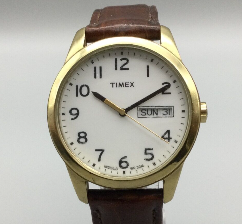 Timex day date discount indiglo