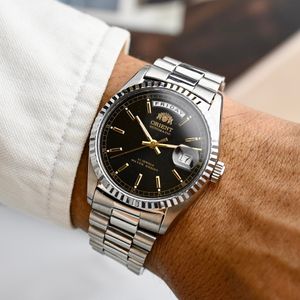 Vintage Titoni Cosmo King President Automatic 737-360 ''Black Dial