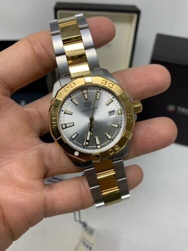 New Tag Heuer Aquaracer 300M 41MM Yellow Gold and Men s Watch