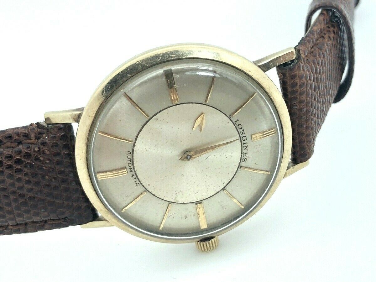 LONGINES 1200 ADMIRAL 10K GOLD FILLED MYSTERY DIAL MANUAL WIND