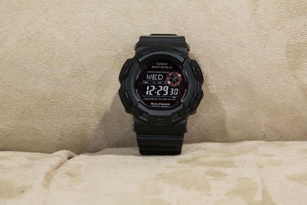 G shock gulfman black best sale