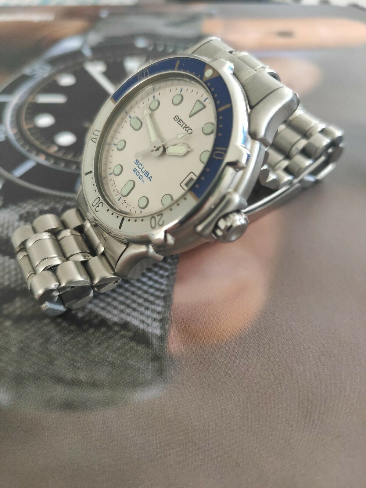 最後の値下 SEIKO SCUBA 200M 腕時計 5H25-6050 Vintage RARE Seiko Scuba 200m 5h25-6050 diver | WatchCharts