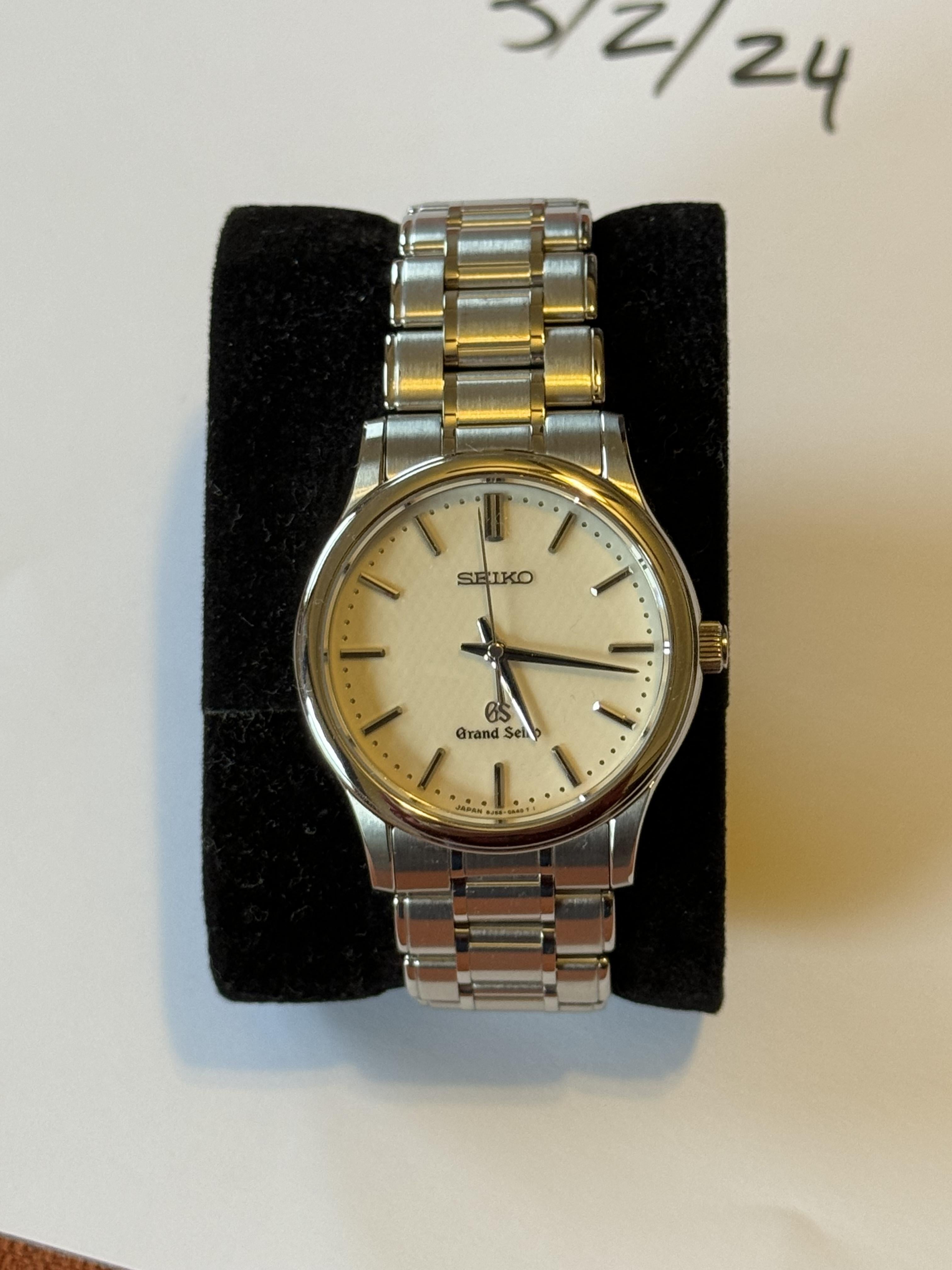 NEW ARRIVALグランドセイコー SBGF027 8J55-0AA0 メンズ腕時計 白文字盤 時計