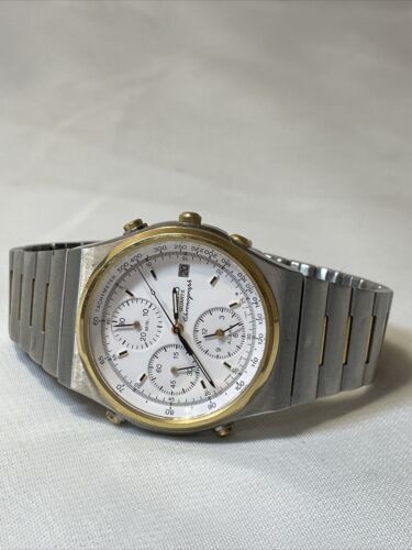 Vintage Seiko Men s ALARM CHRONOGRAPH Watch 7T32 7A2A Running