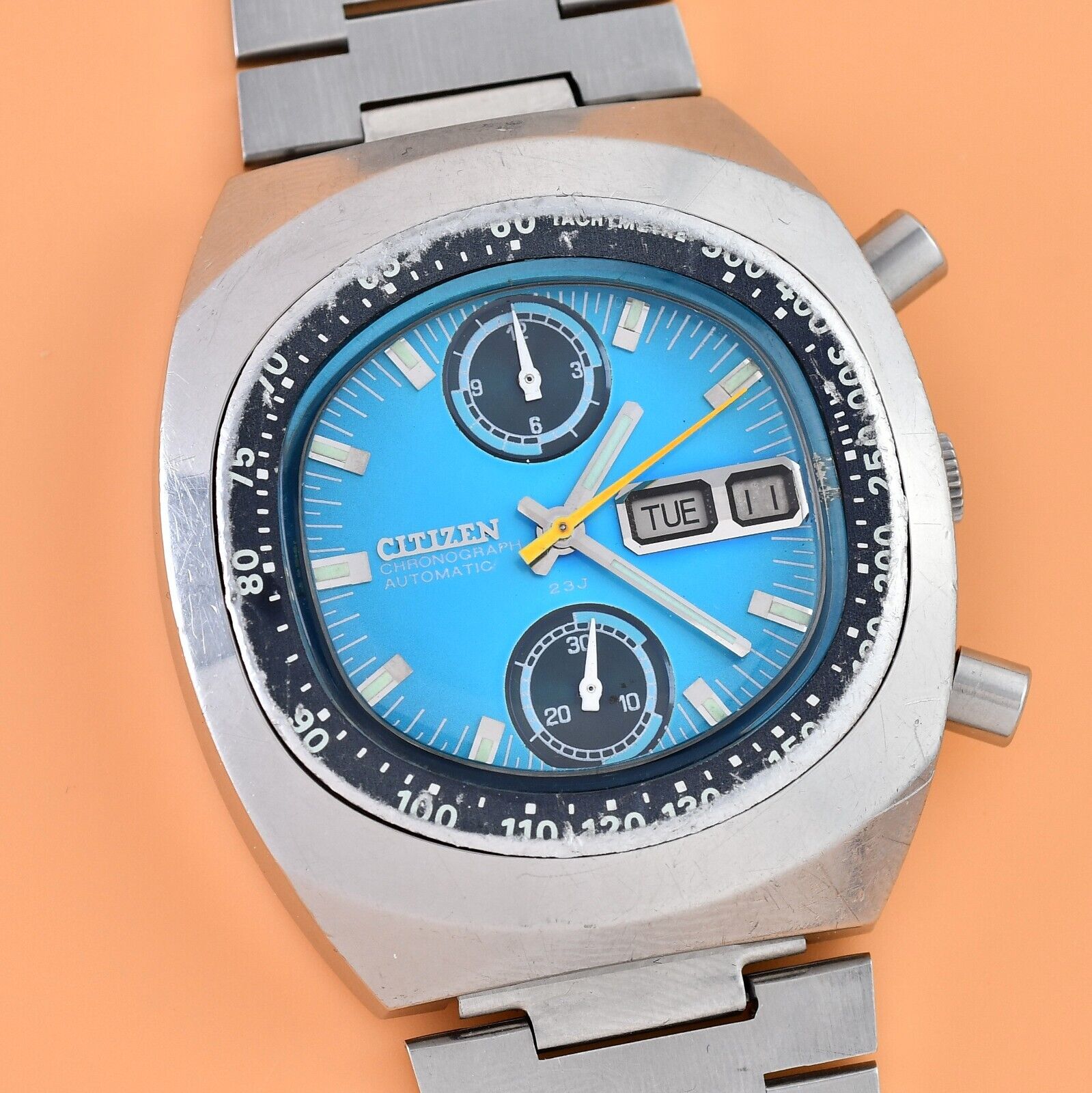 Vintage Citizen 67-9054 TV Automatic Flyback Chronograph 8110A