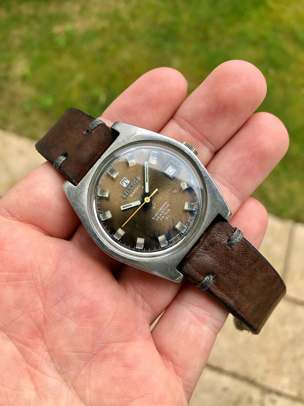 Tissot Electronic Seastar PR 516 GL Defekt I Vintage I Sold as