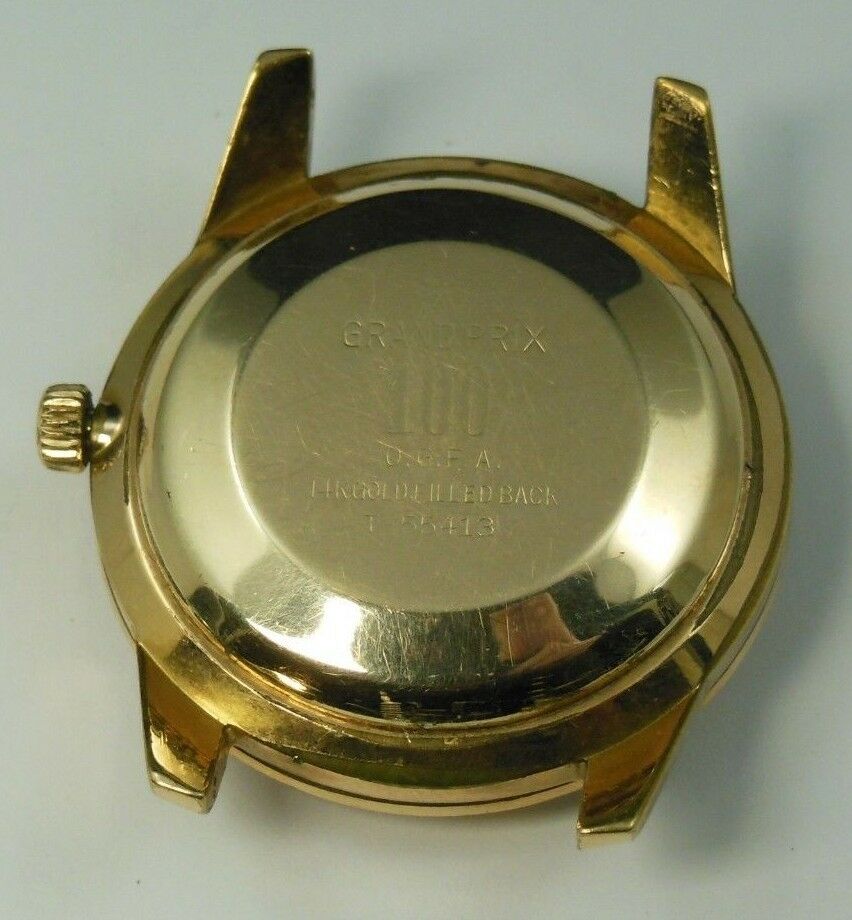 Vintage Orient Grand Prix 100 Jewels Triostat Date Watch For Parts