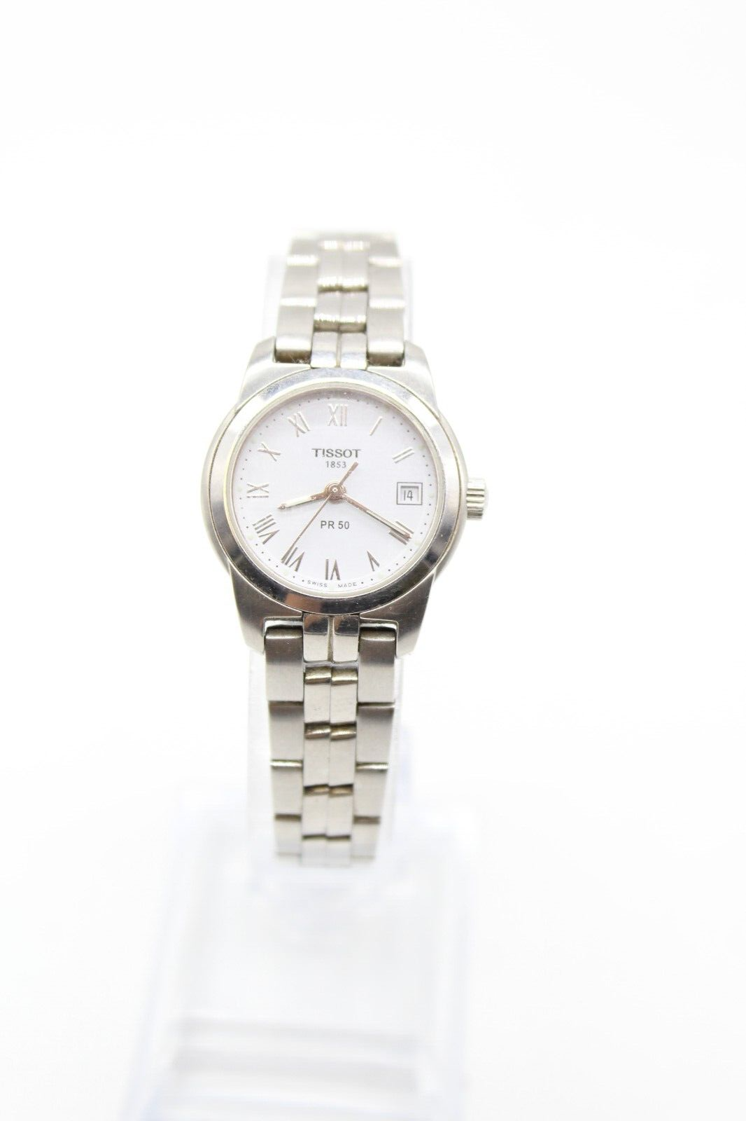 F Vintage Ladies Tissot 1853 PR50 Date J326 426 Quartz Wristwatch