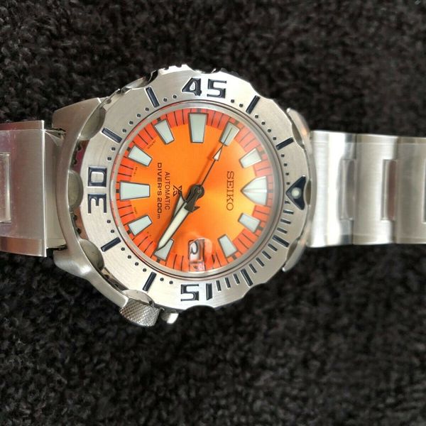 Seiko Orange Monster SBDC075 Gen 3 Mint with Unused and Never Worn ...