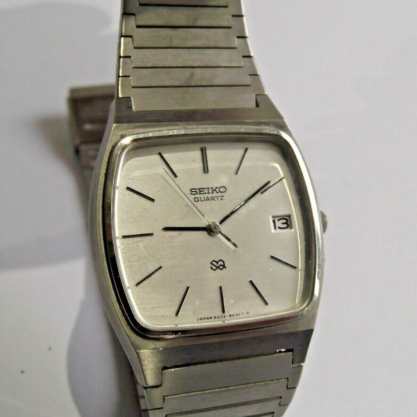 Seiko Date 8222-5030 Quartz Working Rare Gents Watch | WatchCharts ...