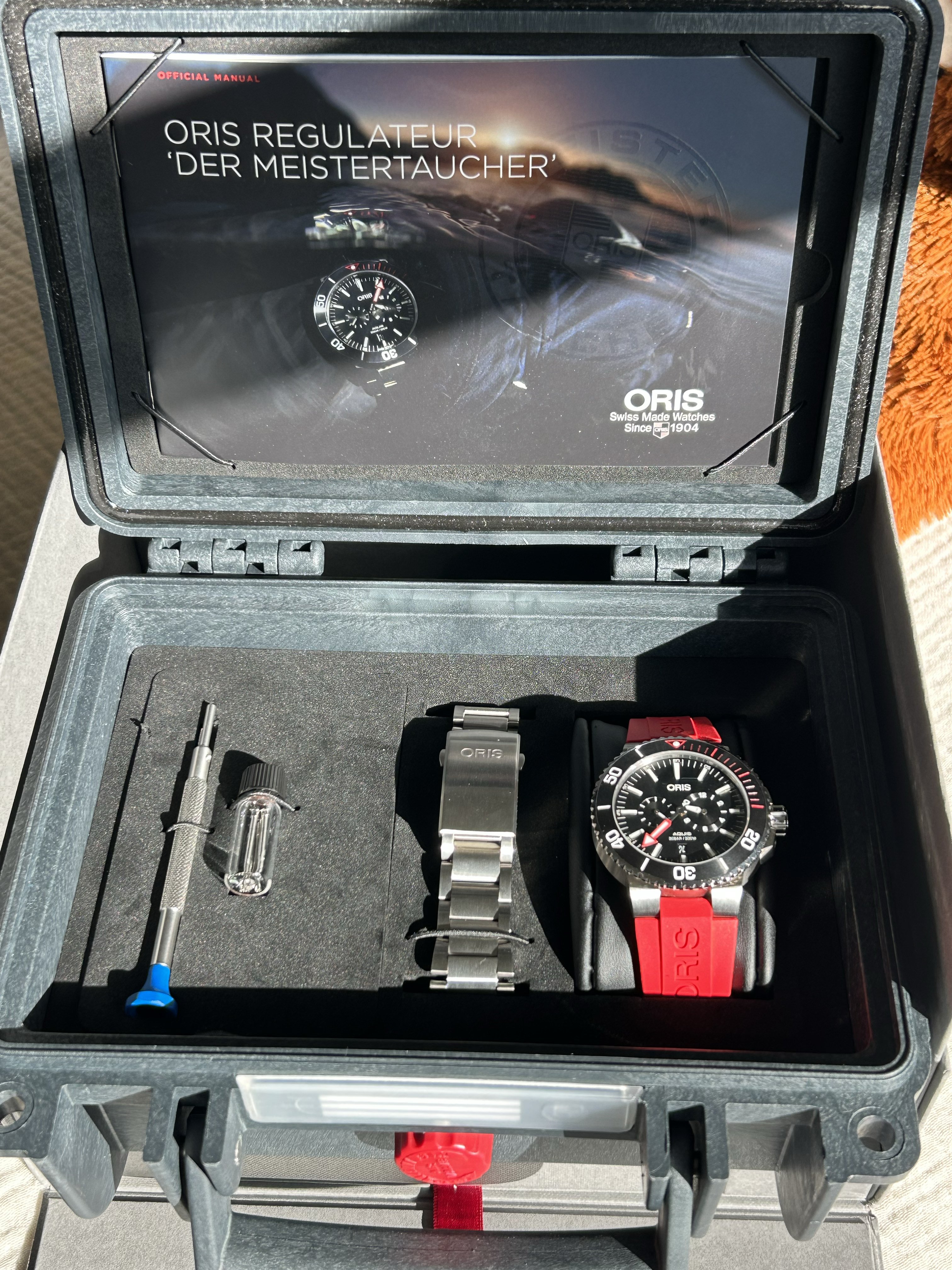 1 450 FS Oris Aquis Der Meistertaucher Full Kit WatchCharts