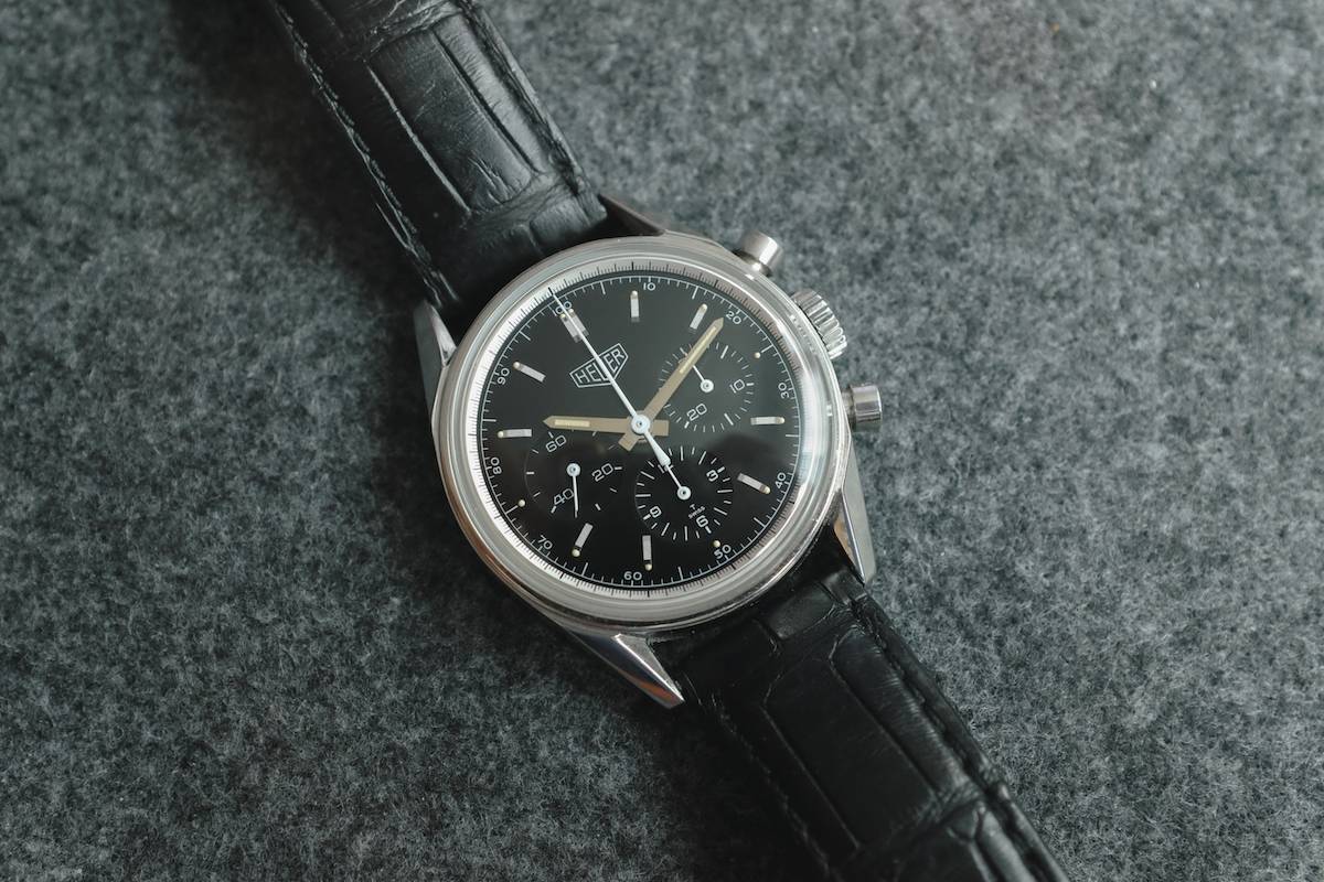 [FS] TAG Heuer Carrera 1964 Re-edition Chronograph CS3111 Black Dial ...