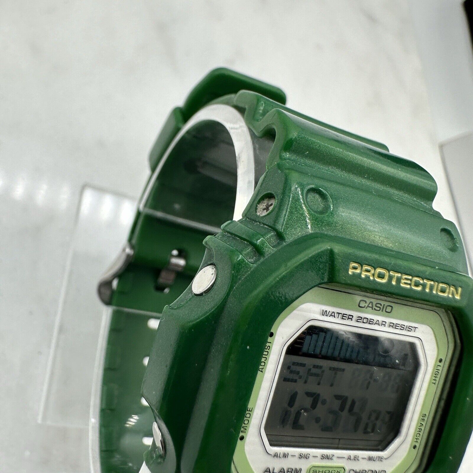Casio G-Shock GLX-5600A-3 G-Lide Square Green Tide Moon Graph 3151